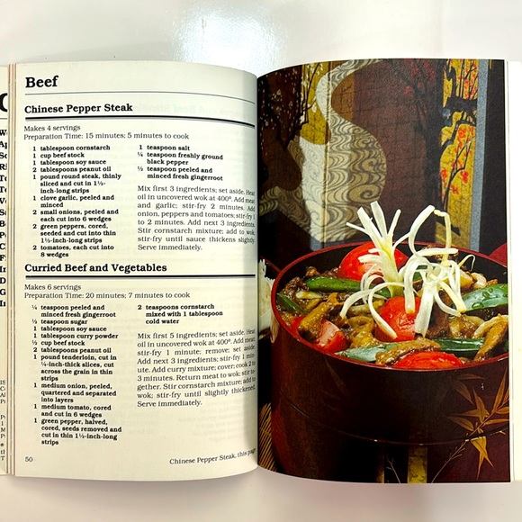 Group of 4 Chinese Wok Cooking Softcover Recipe Cookbooks - Picture 8 of 16